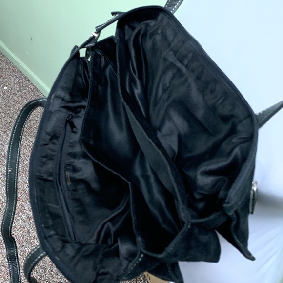 🆕MULTI-compartment with pockets suede handbag - Picture 5 of 5